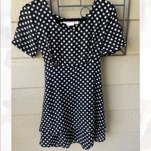Vintage Polka Dot Babydoll Dress